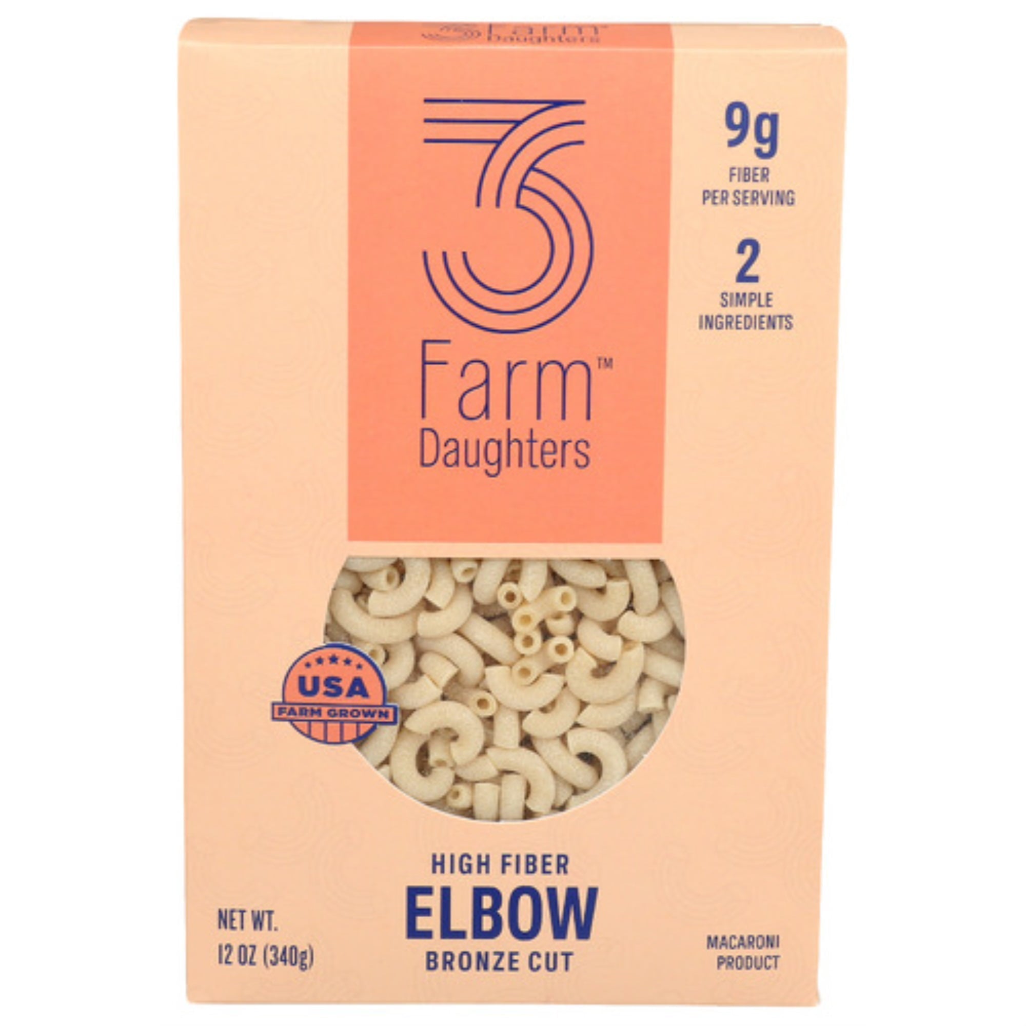 Three Farm Daughters Pasta Elbows 12 OZ