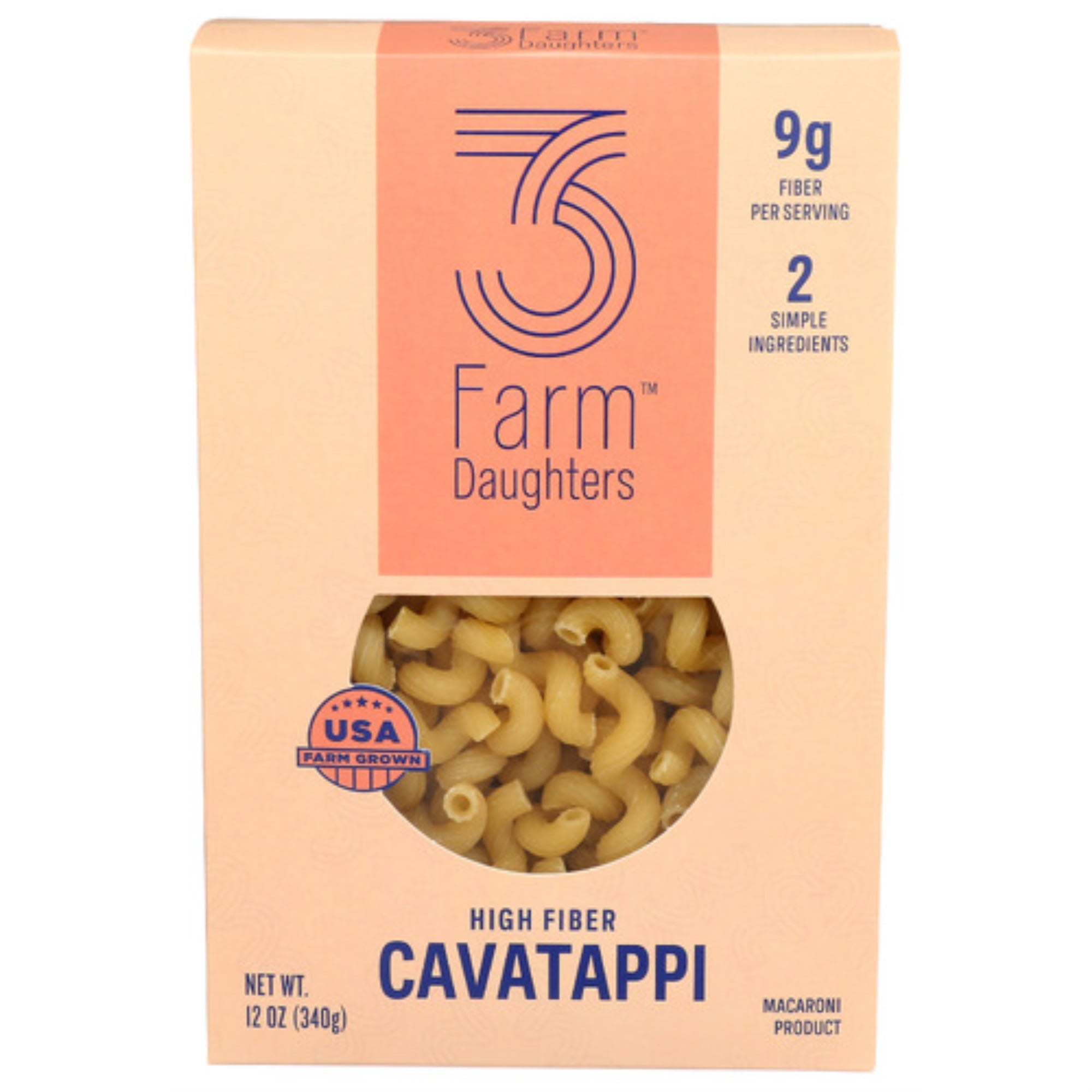 Three Farm Daughters Cavatappi Pasta 12 oz