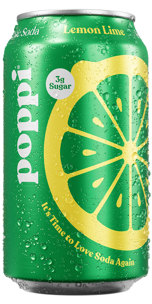 Wholesale Poppi Soda 12/12Oz Lemon Lime- Bulk
