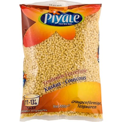 Wholesale Piyale Grandine Couscous (Kuskus) 500G Bag-20 Ct Case Bulk