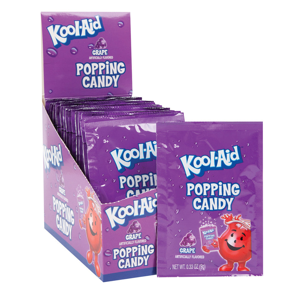 Kool-Aid Grape Popping Candy 0.33 Oz Pouch