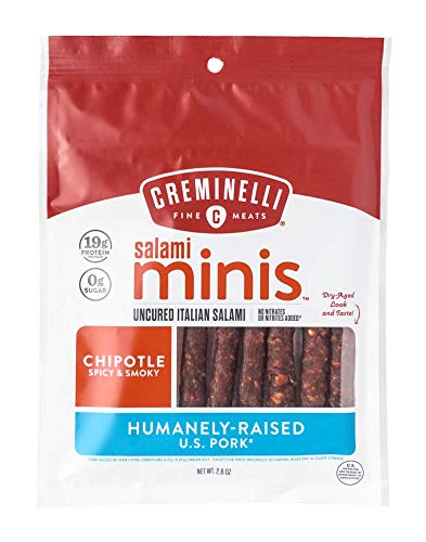 Wholesale Creminelli Salami Minis - Chipotle 2.6 OZ-12 Ct Case Bulk