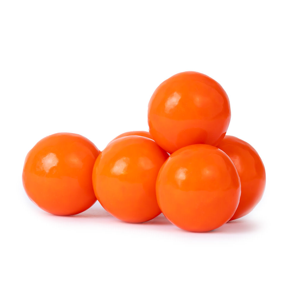 Wholesale Müttenberg Candy Orange Gumballs Orange Flavored 850 Ct-14.43lb Case Bulk