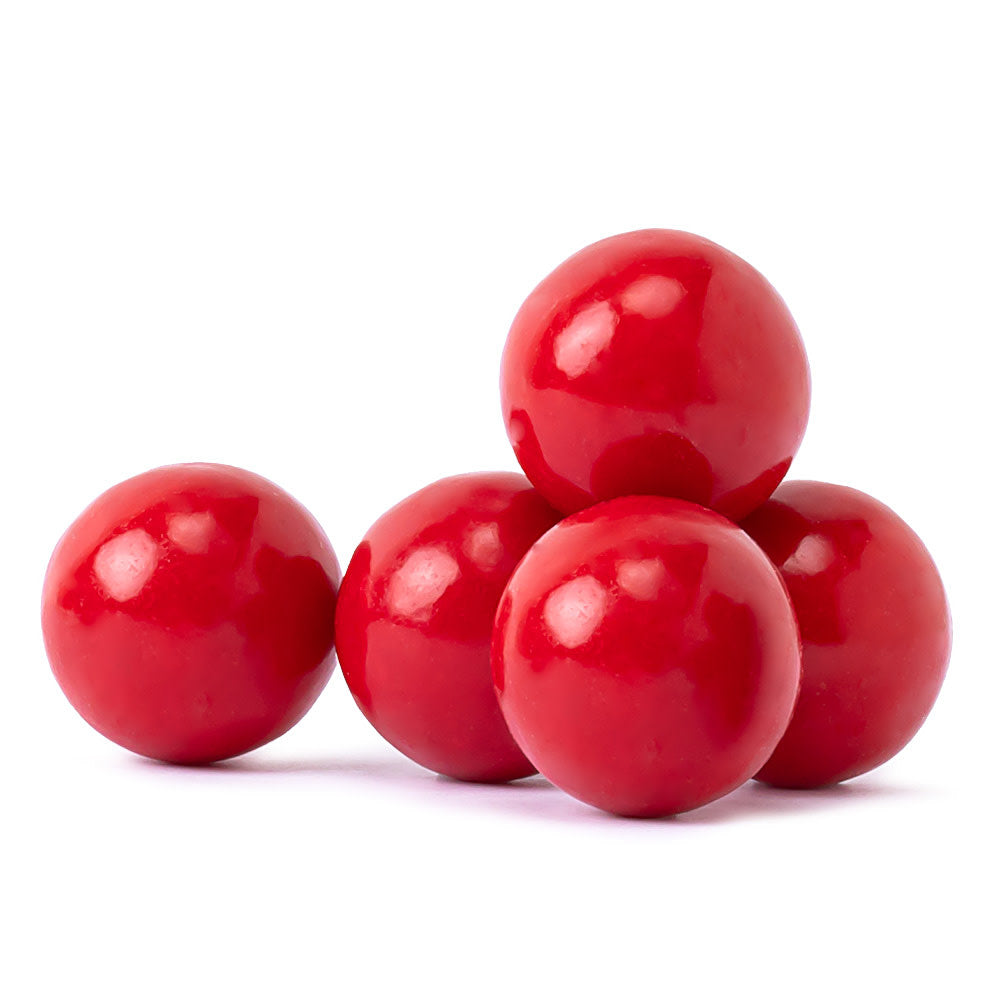 Wholesale Müttenberg Candy Red Gumballs Cherry Flavored 850 Ct-14.43lb Case Bulk