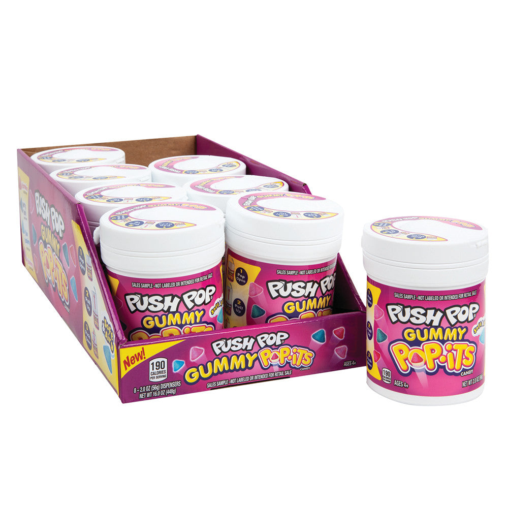 Wholesale Push Pops Gummy Pop Its 2 Oz- Bulk