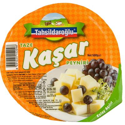 Wholesale Tahsildaroglu Piknik Kasar Peyniri (Kashkaval Cheese) 500G Cup-16 Ct Case Bulk