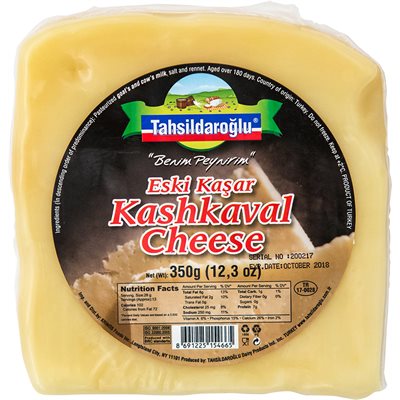 Wholesale Tahsildaroglu Kashkaval 350G Wedge-12 Ct Case Bulk