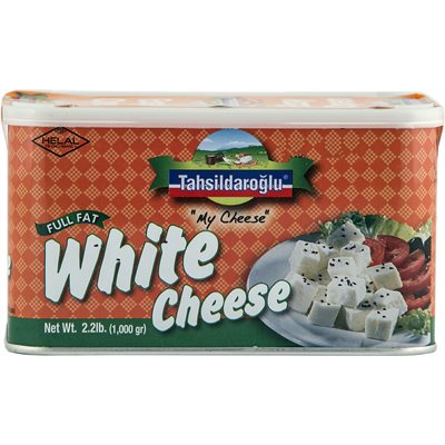 Wholesale Tahsildaroglu White Cheese Full Fat 1000G Tin-8 Ct Case Bulk