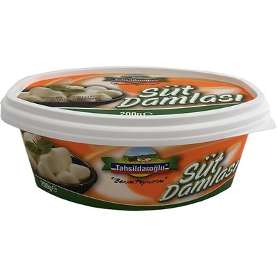 Wholesale Tahsildaroglu Milk Drop Cheese Balls 200G Tub-8 Ct Case Bulk