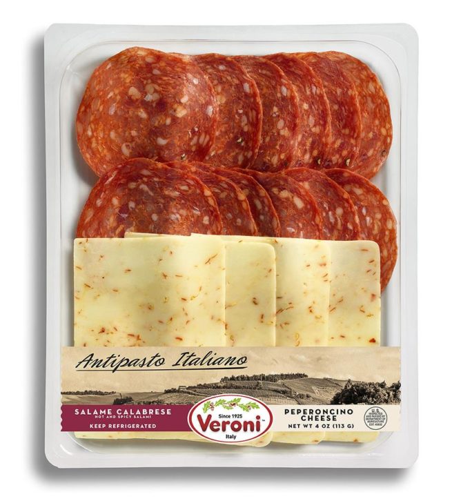 Veroni Antipasto Italiano - Salame Calabrese & Provolone 4 OZ