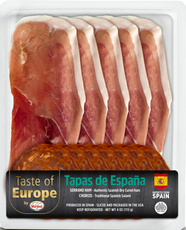 Veroni Pre-Sliced Tapas Ham 4 OZ