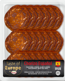 Wholesale Veroni Pre-Sliced Spanish Chorizo Sausage 4 oz- Bulk