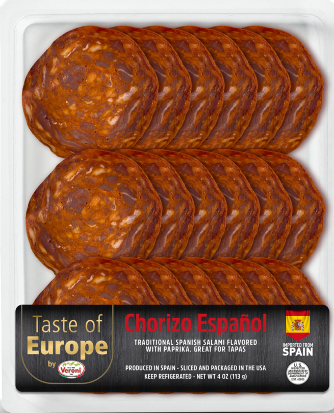 Veroni Pre-Sliced Spanish Chorizo Sausage 4 OZ