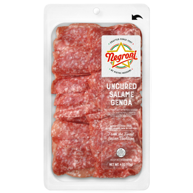 Negroni Pre-Sliced Genoa Salame 4 OZ