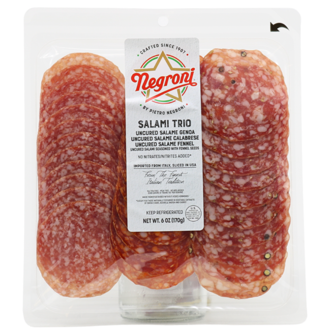 Wholesale Negroni Salami Trio 6 oz- Bulk