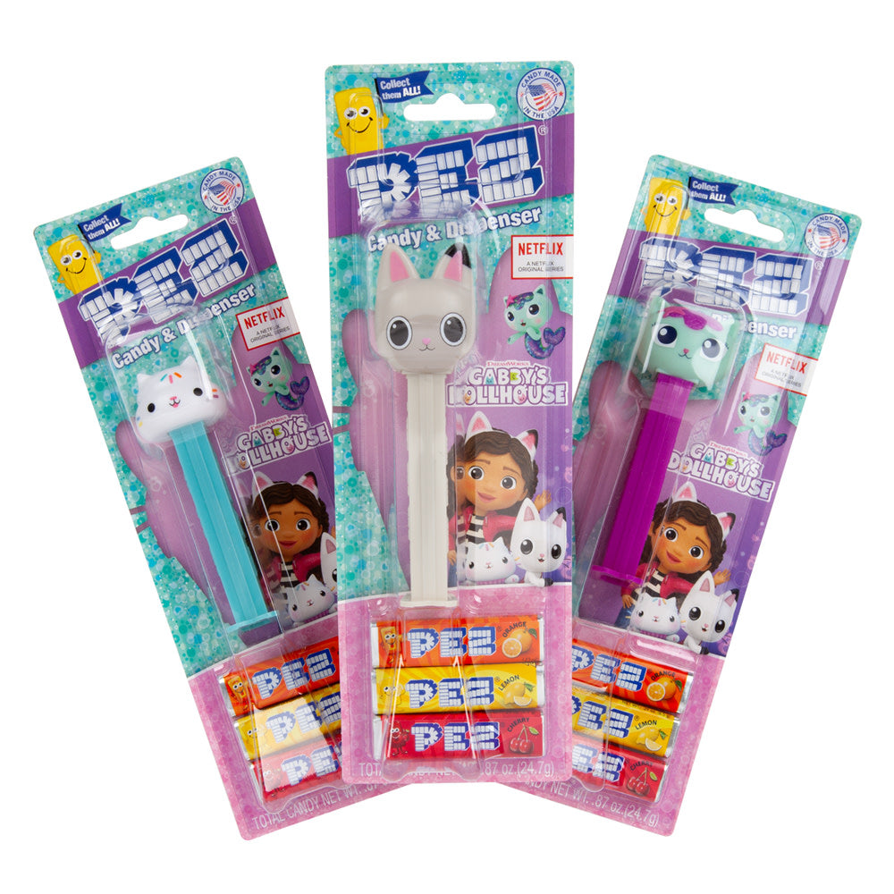 Wholesale Gabby'S Dollhouse Pez Dispenser 0.87 Oz Blister Pack- Bulk