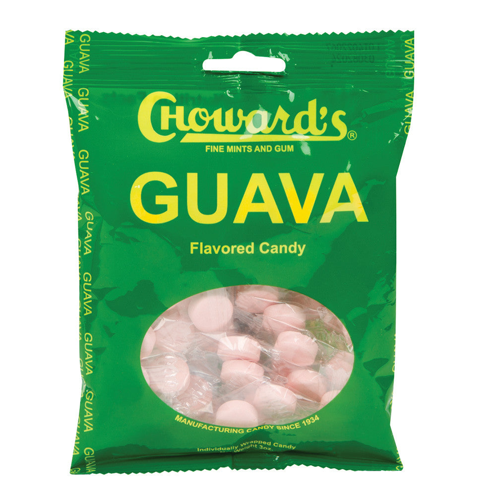 Wholesale Choward'S Guava Candy 3 Oz Peg Bag- Bulk