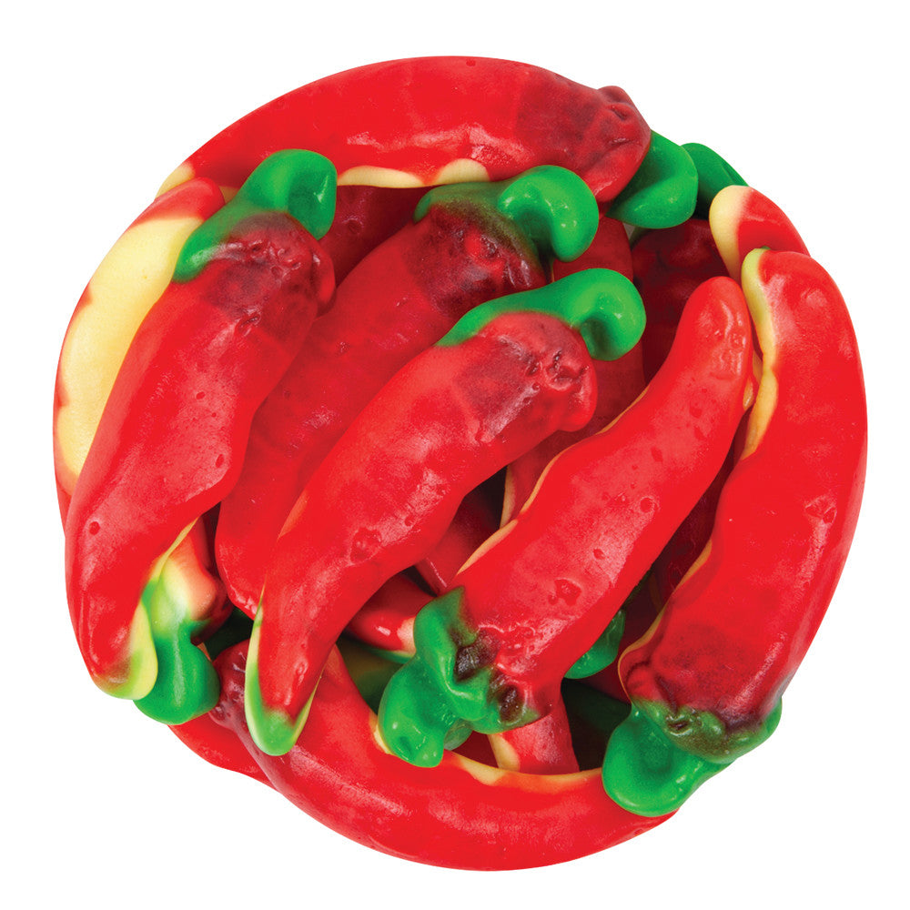 Wholesale Gummy Chili Peppers - 2.2Lb- Bulk