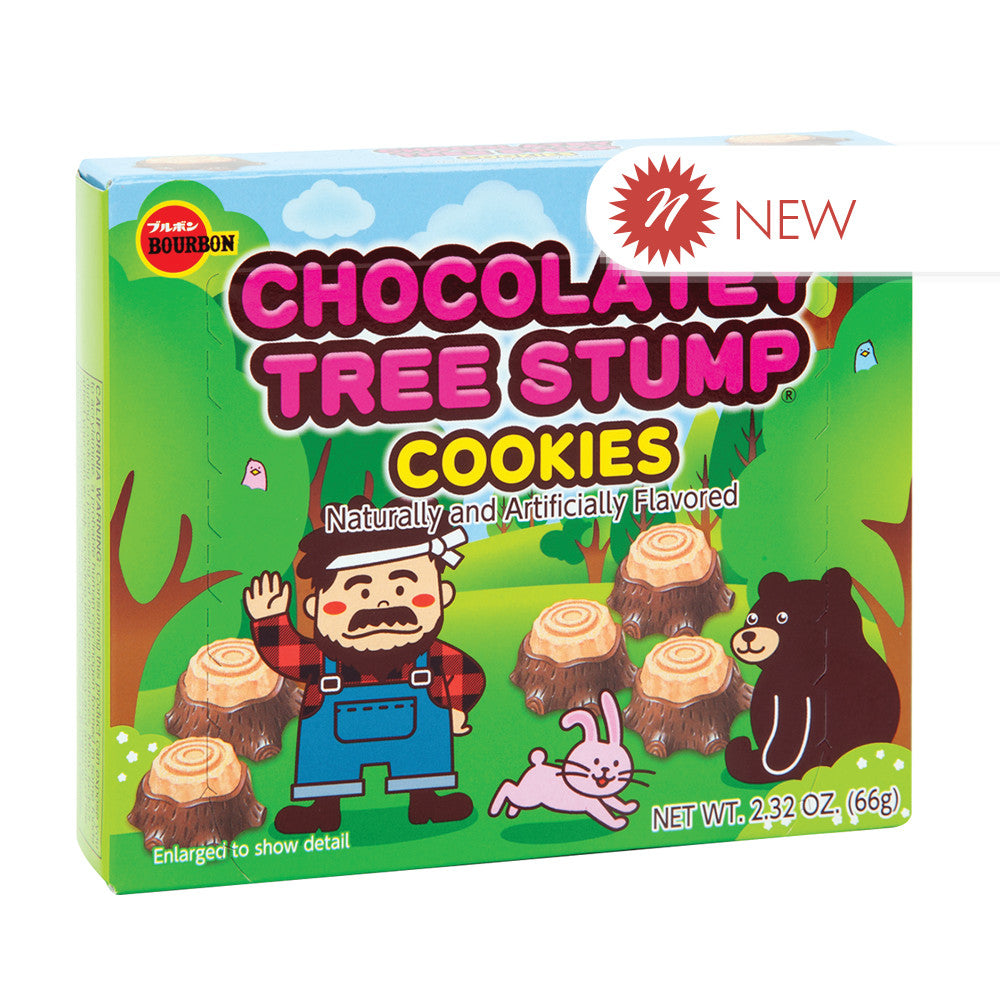 Wholesale Chocolatey Tree Stump Cookies 2.32 Oz Box- Bulk