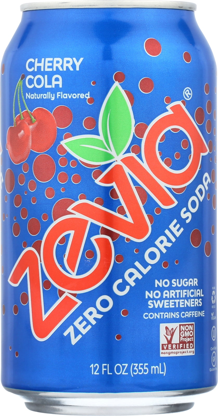 Zevia Soda Cola Cherry 12 Oz