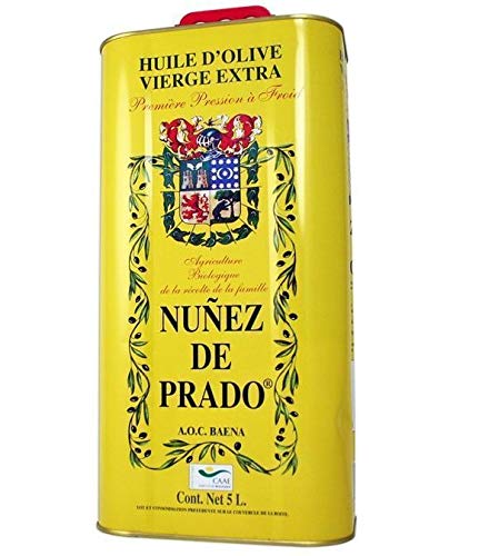 Nunez De Prado Organic Extra Virgin Olive Oil 5l 4ct