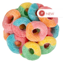 Wholesale Gummy Rings Neon 5 Lb Bag- Bulk