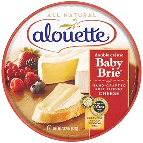 All Natural Alouette double creme Baby Brie 13.2oz 6ct
