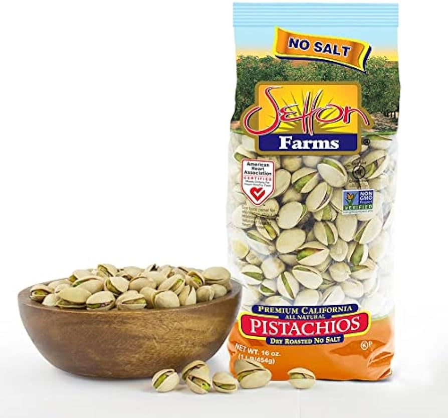 Setton Farms Pistachios Roasted and Unsalted 16 Oz Bag