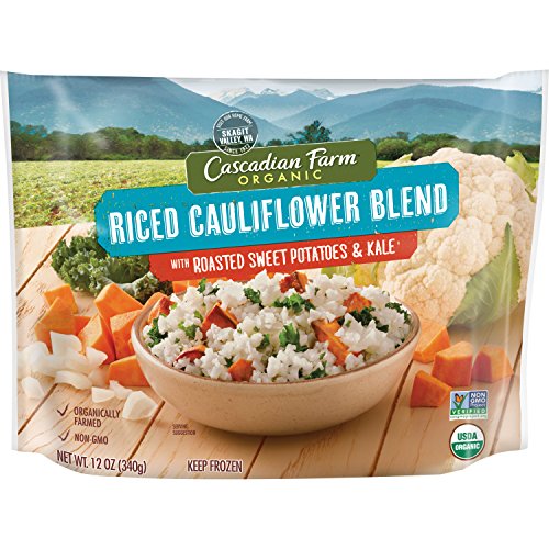 Cascadian Farm Organic Riced Cauliflower Blend With Roasted Sweet Potatoes & Kale 12 Oz Bag