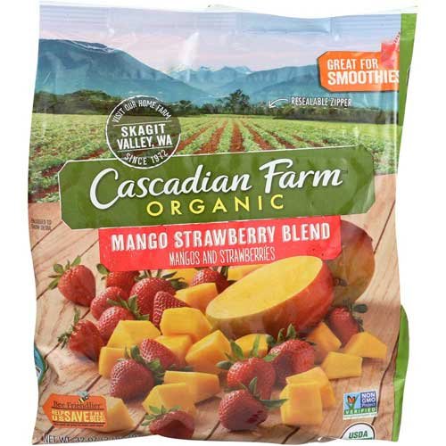 Cascadian Farm Organic Mango Strawberry Blend 32 Oz Bag