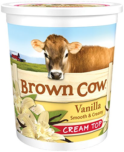 Brown Cow West Cream Top Whole Milk Vanilla Yogurt 32 Oz Cup