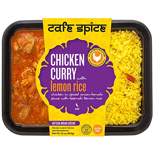 Café Spice Chicken Curry with Lemon Rice 16 oz Box