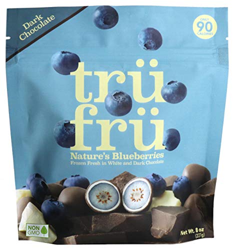 Tru Fru Nature's Blueberries White & Dark Chocolate, 8 Oz