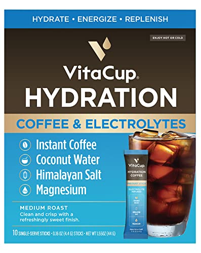 VitaCup Hydration Coffee Packets 1.55 Oz