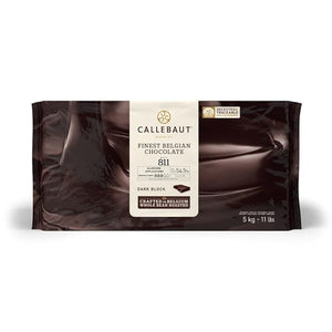 Wholesale Barry Callebaut 54% Dark Chocolate Block 11lb Bag-5ct Case Bulk