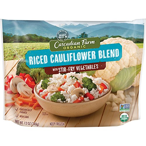 Cascadian Farm Organic Riced Cauliflower Blend 12 Oz Bag