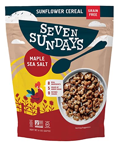 Seven Sundays Gluten free Sunflower Cereal Maple Sea Salt 8 oz Bag