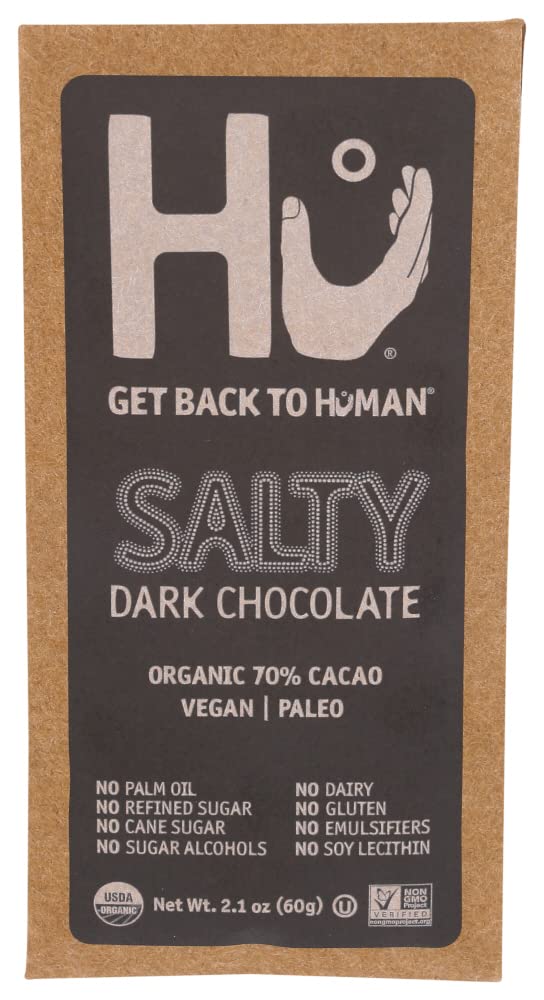 Hu Products Salty Dark Chocolate 2.1 Oz Bar