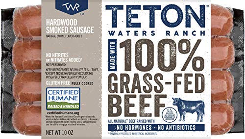 Teton Waters Ranch Hardwood Smoked Beef Sausage 10 oz