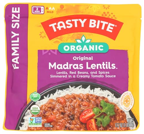 TASTYBITE Organic Family Size Madras Lentils 17.6 OZ