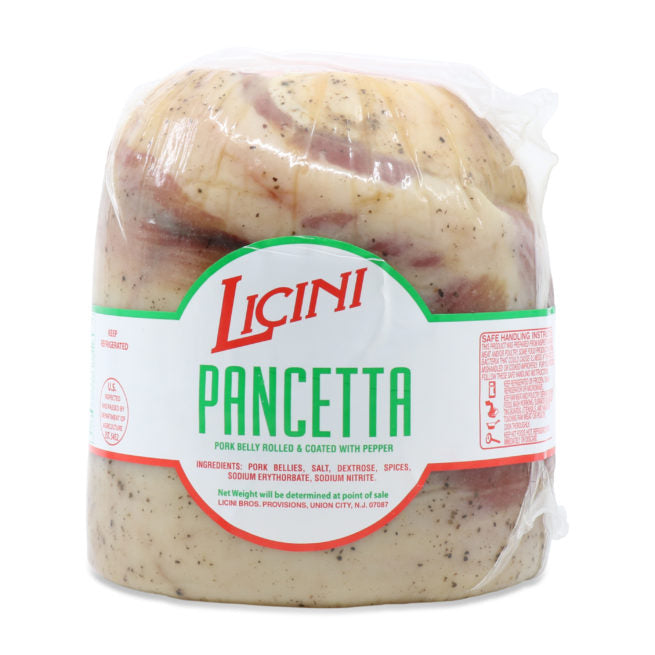 Wholesale Licini Pancetta Pork 3 LB-5 Ct Case Bulk