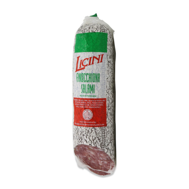 Licini Fennel & Red Wine Sopressata Salami 10 LB