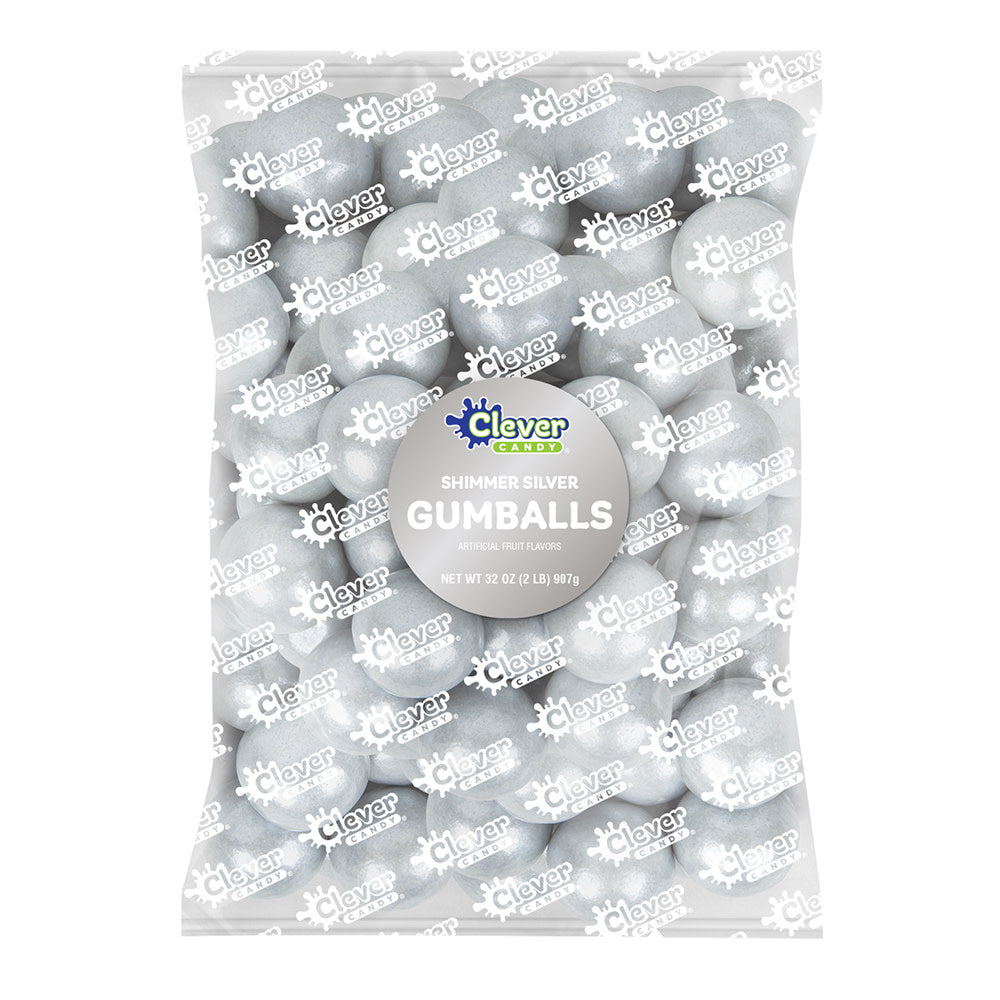 Wholesale Müttenberg Candy - Gumballs - Shimmer - Silver- Bulk