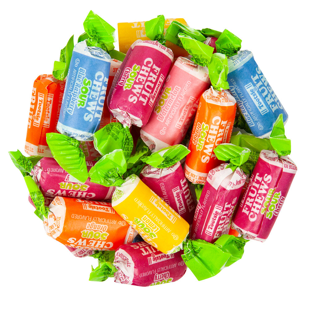 Tootsie Roll Fruit Chews Sour 7.5 Lb Bulk Bag