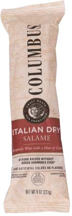 Wholesale Columbus Italian Dry Salame 8OZ-12 Ct Case Bulk