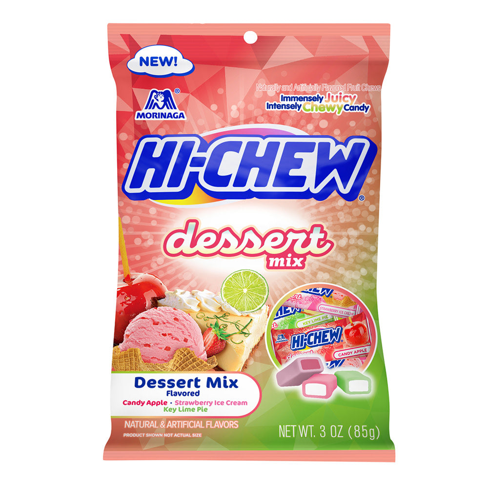 Wholesale Hi-Chew Dessert Mix 3 Oz Peg Bag-6ct Case Bulk