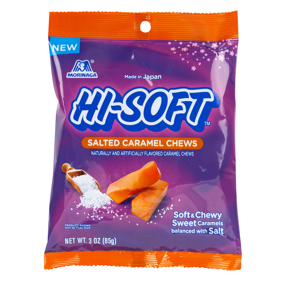 Wholesale Hi-Soft Salted Caramel 3 Oz Peg Bag-6ct Case Bulk