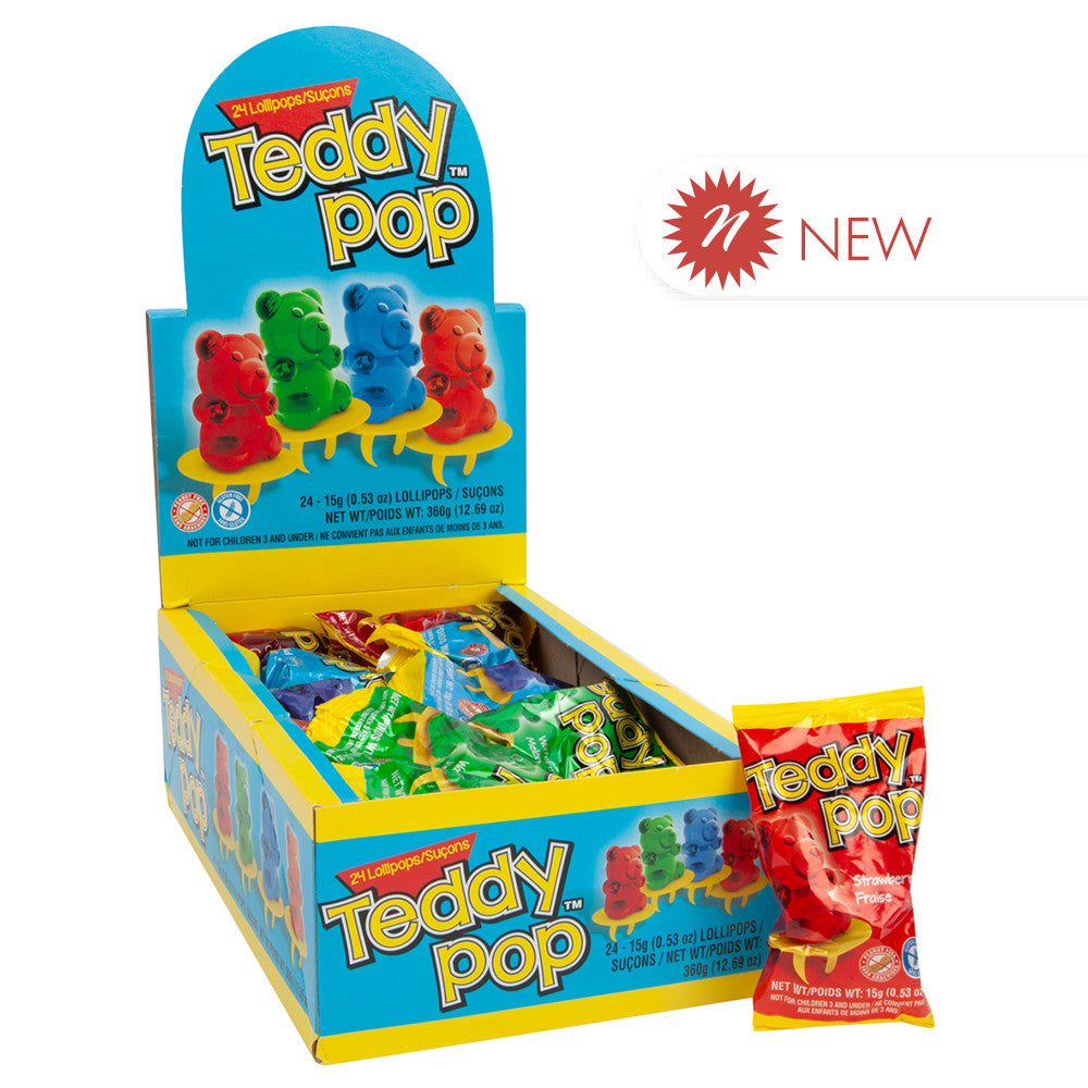 Teddy Pop Lollipop Ring 0.53 Oz