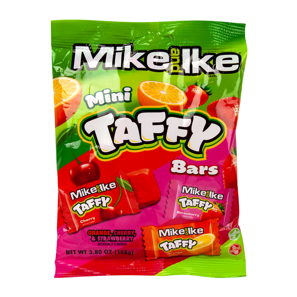 Wholesale Mike & Ike Taffy - Peg Bag - 3.8Oz-24ct Case Bulk