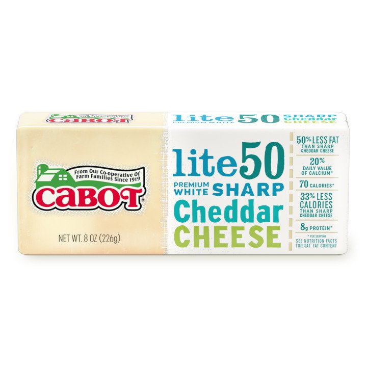 Cabot Sharp Light Cheddar Cheese 8 oz